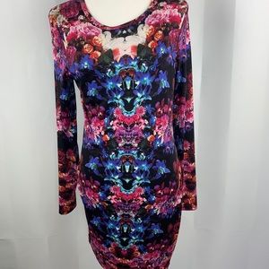 Forever 21 Floral Bodycon Stretch Dress